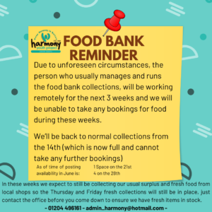 ❗Regular food bank users, please take note of the reminder: