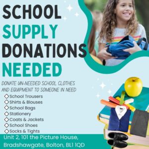 📚 Back to School Donations Drive! 🎒