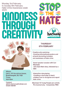 Next week is Hate Crime Awareness Week