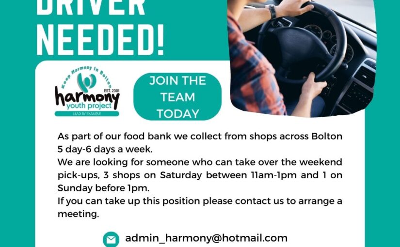 Join Our Team: Food Bank Collection Driver Needed!
