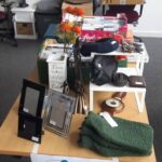 The jumble sale is nearly ready for tomorrow!