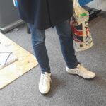 single man struggling to make ends meet. Has food and hygiene products to help get him to payday